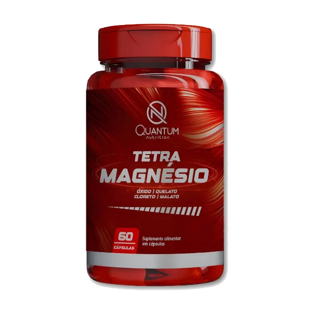 Tetra Magnésio 4 formas de magnésio 60 cápsulas