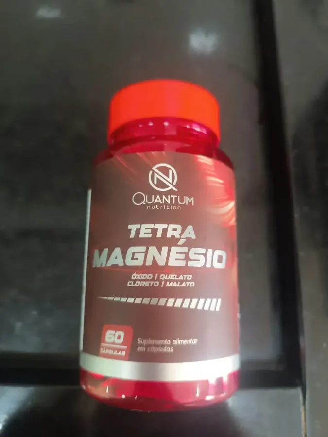 Juliana com o Tetra Magnésio